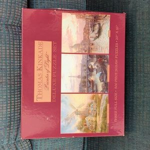 Thomas Kinkade Deluxe Puzzle Set
